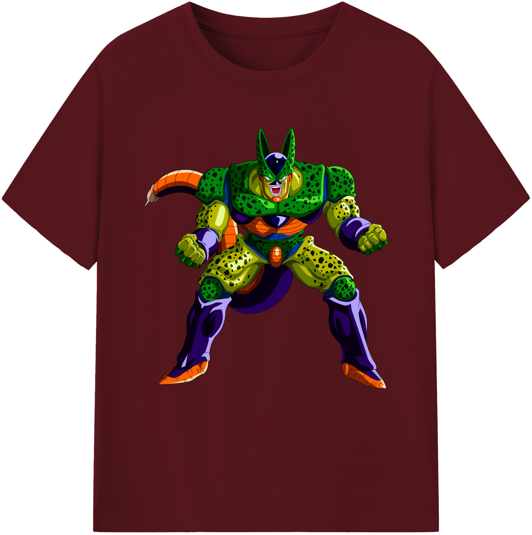 （画像用） ドラゴンボール セル DRAGON BALL Cell 綿100％半袖Tシャツ（フロントプリント）